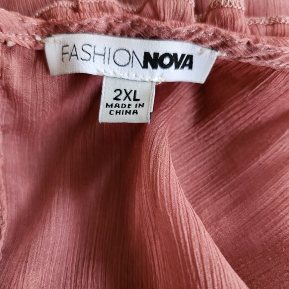 Ruffle Dress Open Back - Picture 3 of 3